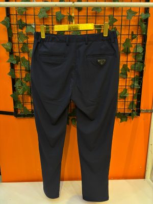PRADA PREMIUM KUMAŞ PANTOLON (LACİVERT) PRADA PREMIUM KUMAŞ PANTOLON (LACİVERT)