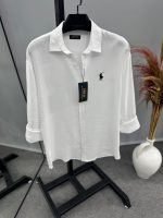 RALPH LAUREN PREMIUM OVERSIZE MUSLIN KETEN GÖMLEK