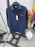 LACOSTE PREMIUM OVERSIZE MUSLIN KETEN GÖMLEK