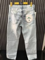 LACOSTE PREMIUM BAGGY KOT PANTOLON (BUZ MAVİSİ) - Görsel 3